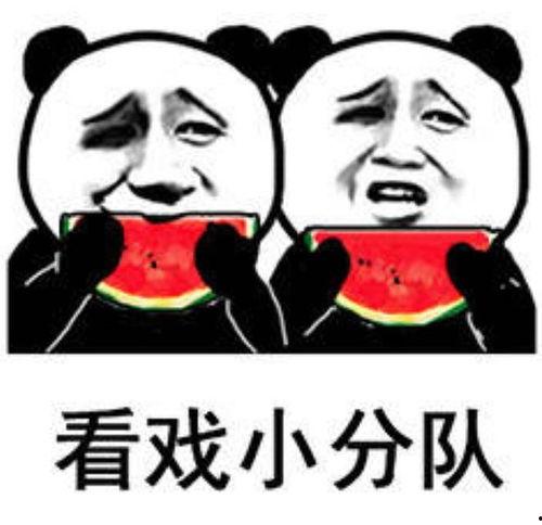 吃瓜群众的快乐